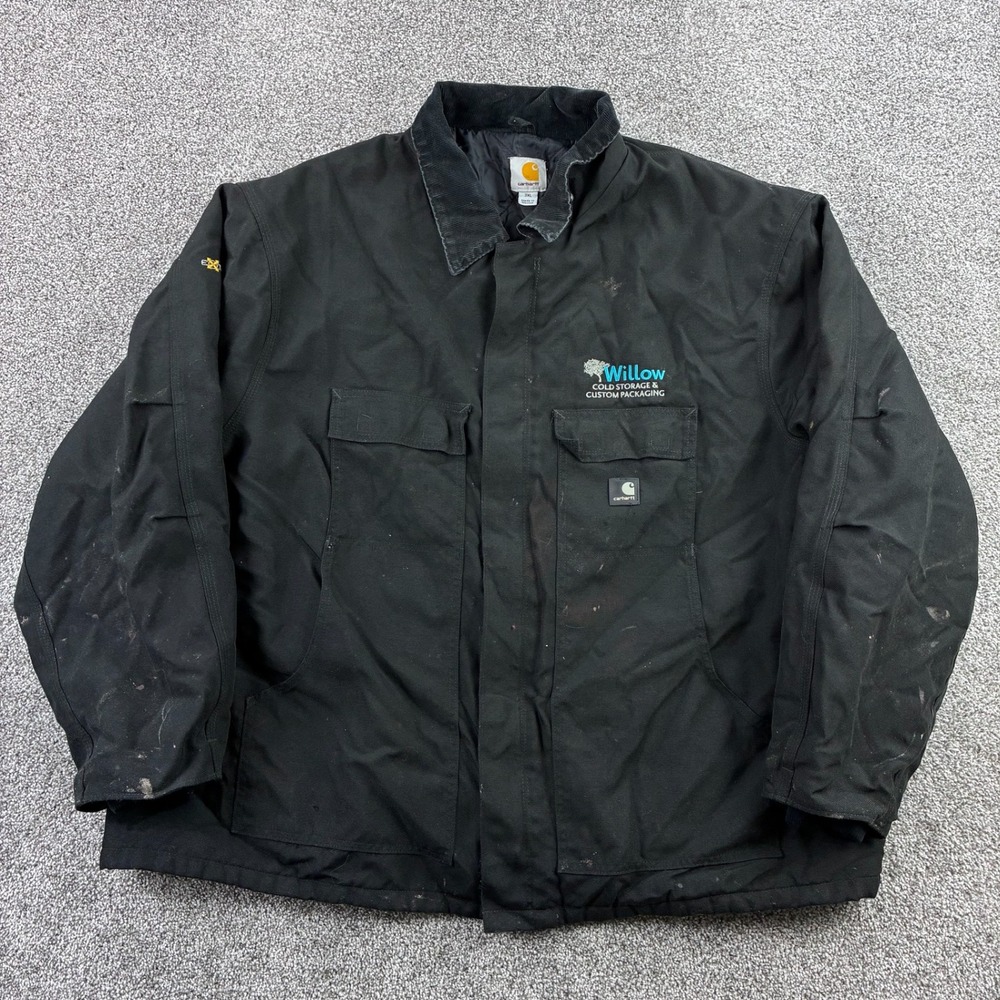 Carhartt Arctic Quilt Lined Yukon Extreme Jacket Mens 3XL Black Chore Barn C55